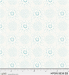 P & B Textiles - Koi Pond - Set Flower Geo, Light Blue