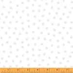 Windham Fabric - Opposites Attract - Mary Jane, White on White