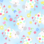 Kanvas Studio - Hippity Hoppity - Springy Sheep, Sky Blue