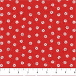 Patrick Lose - Bear Hugs Flannel - Snowflakes, Red
