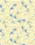 Wilmington Prints - Sunlit Serenade - Splatter Texture, Yellow/Blue