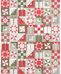 Moda - Quilting Cuddle - Christmas Eve - Christmas Cheater Patchwork, Snow