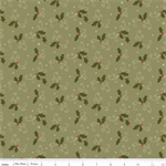 Riley Blake - Christmas Greetings - Holly, Spruce