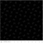 Riley Blake - Blackout - Cat Face, Black