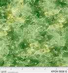 P & B Textiles - Koi Pond - Reflections, Green