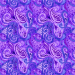 Quilting Treasures - Ambiance - Paisley, Violet