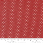 Moda - Red White Gatherings - Double Dots, Crimson