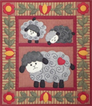 Pattern - Twin Lambs - Size 13^ x 15^