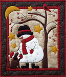 Wall Quilt Pattern - Frosty & Friends - Size: 13^ X 15^