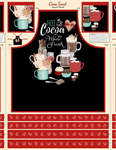 Wilmington Prints - Cocoa Sweet - 24^ Apron Panel