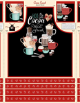 Wilmington Prints - Cocoa Sweet - 30^ Apron Panel