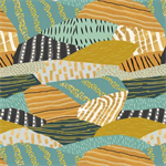 Blank Quilting - Highland Nature Walk - Field Patchwork, Amber