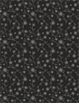 Wilmington Prints - Cottage Reverie - Small Floral Toss, Black