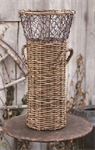 Basket - Willow, Natural, Rust