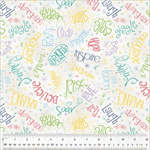 Windham Fabrics - Noteworthy - Aspirations, Ivory