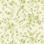 Marcus Fabrics - Buttercup & Blues - Viney Floral, Lime