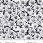 Henry Glass - Scarlet's Treasure - Daisies, Black