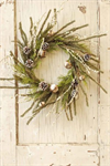 Wreath - Berry Bell Pine 22^