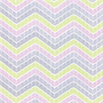 Moda - True Luck - Chevron, Gray