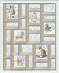 Quilting Pattern - Enchanted Windows - 47 x 59^