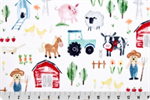 Shannon Fabrics - Cuddle Prints - Farmer Ted, Multi