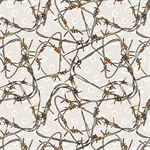 Blank Quilting - Cowboy Culture - Barbed Wire, Light Gray