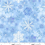 Studio E - 108^ Ice Stellar - Snowflakes, Mist Blue
