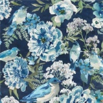 Hoffman California - Porch View - Blue Birds, Navy