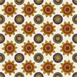 Maywood Studio - Autumn Harvest Flannel - Penny Rug Flowers, Cream