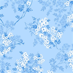Kanvas Studio - Daisy Delight - Wild Flower Romance, Light Blue
