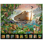 Quilting Treasures - Artworks XIV - 36^ Noah's Ark Panel, Multi