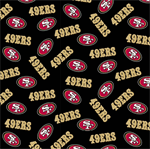 Fabric Traditions - NFL - 44^ San Francisco 49er's, Black
