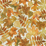 Robert Kaufman - Warm Welcome - Leaves, Orange Spice