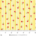 Henry Glass - Jubilee - Cherry Stripe, Yellow