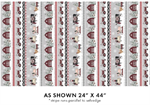 Benartex Artistry - Winter at The Farm - Snowhill Farm Stripe, Multi