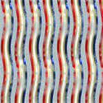 Henry Glass - Teddy's America - Distressed Texture Stripe, Light Blue