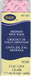 Wrights - Medium Rick Rack - 1/2^ X 2.5 yds, Pink
