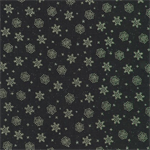 Robert Kaufman - Tiny Tidings - Mini Snowflakes, Black
