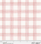 P & B Textiles - Indigo Petals - Checks, Pink