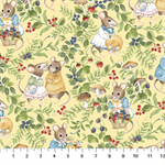 Northcott - Country Mouse - Scenic Mice, Yellow