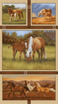 Studio E - Hold Your Horses - 24^ Horse Panel, Multi