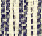 Dunroven House - Homespun Ticking - Stripe, Navy/Cream