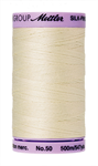 Mettler Thread - Silk-Finish 100% Cotton - 547 yds; 50 Wt. Antique White
