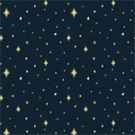 Blank Quilting - Silent Night - Stars, Navy