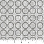 Northcott - Urban Oasis Flannel - Circles, Light Gray