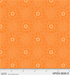 P & B Textiles - Koi Pond - Set Flower Geo, Orange