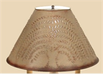 LAMP SHADE - TIN (WILLOW TREE) BUTTERMILK 13^