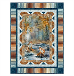 Northcott Pattern - Leash on Life - Based on Fox Den Collection -  48” x 64”