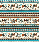 Elizabeth Studio - Heritage - Stripe, Turquoise