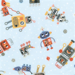 Robert Kaufman - Astrobots Flannel - Roobots, Sky